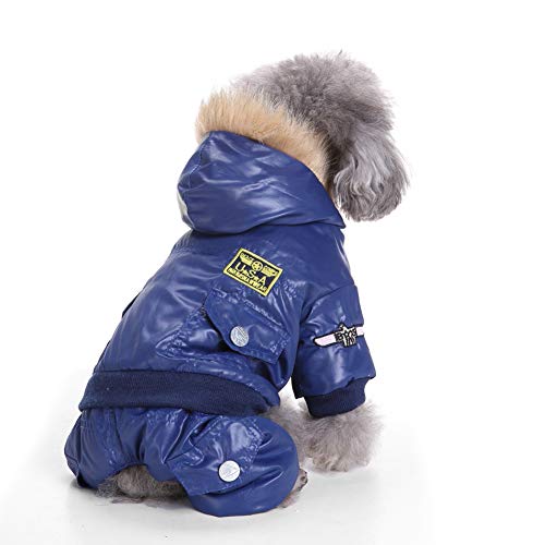 Smoro Abrigo de Invierno Chalecos Chaquetas Traje de Nieve Ropa de Cuatro Patas de la Fuerza aérea para Perros pequeños medianos Grandes