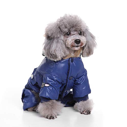 Smoro Abrigo de Invierno Chalecos Chaquetas Traje de Nieve Ropa de Cuatro Patas de la Fuerza aérea para Perros pequeños medianos Grandes