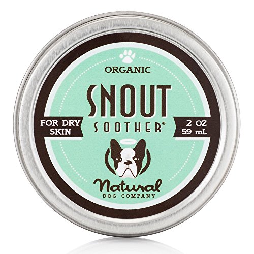 Snout Soother – Compañía de Perro Natural con Capucha Seca Agrietada y crujiente Perro Nariz Remedio para Perros Secos narices 2 onzas Lata