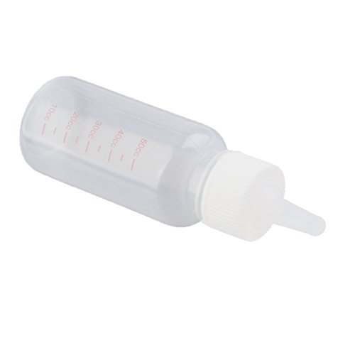 SODIAL(R)(R) Juego de Biberon para Gatito Perro 50ml Botellas de animal domestico - blanco