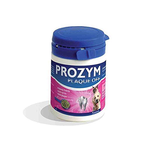 Sogeval Prozym Plaque Off Caja para Perro/Gato, pote de 40 g