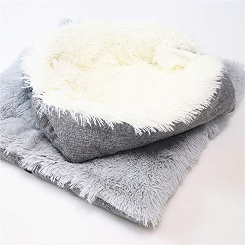 Solarphoenix Cama para Gatos y Gatos, Suave, de Felpa, para otoño, Invierno, cálida, para Perros pequeños, cashmera, colchón, para Gatos, Perros, Productos para Mascotas