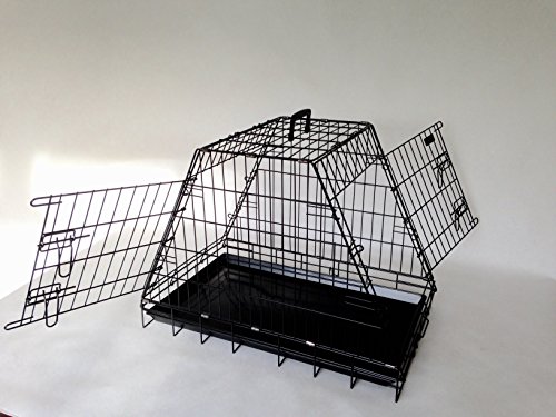 Solo Pendiente (Front + Back) coche perro Jaula Crate 2 puertas gyc04p