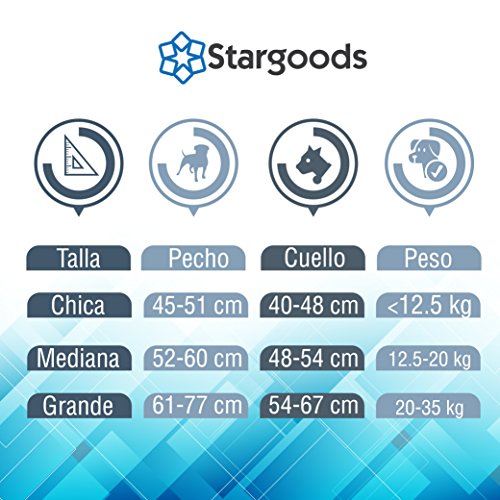 Stargoods Juego de arnés para Perro, Chaleco Ajustable para Mascotas sin tirones con asa y Correa Reflectante