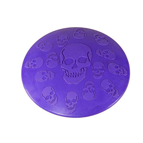 SUXIAO 1 unids Entrenamiento de Goma Discos de Vuelo Juguete para Mascotas Perro Juguete Interactivo Medio Perros Grandes Chihuahua Puppy Pitbull Chew Toys Suministros para Mascotas, Azul-A