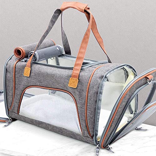 SWEET Bolso del Animal Doméstico para Los Pequeños Perros Cachorros Gatos Viajan con Las Correas De Hombro Tejido De Soporte Plegable Portátil Ligero con Malla Transpirable Mascotas Que Viajan