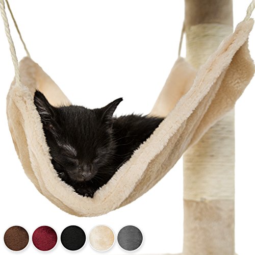 TecTake Rascador para Gatos Árbol para Gatos Sisal Juguetes 141 cm (Negro | no. 401855)