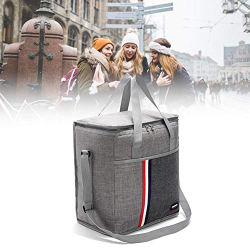 Thrivinger Bolsa Refrigerada Mejorada, Fabricada por Oxford Y Papel De Aluminio No Tóxico/Diseño De Doble Cremallera Reforzada/Impermeable Y Aislada Ideal para Actividades Al Aire Libre