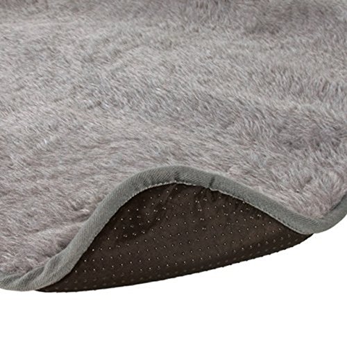 Trixie Alfombra para Perros Mascotas - Colchoneta para Perros Manta para Mascotas Cojin para Perros Cálida Protección Thermo 100 x 75 cm Gris