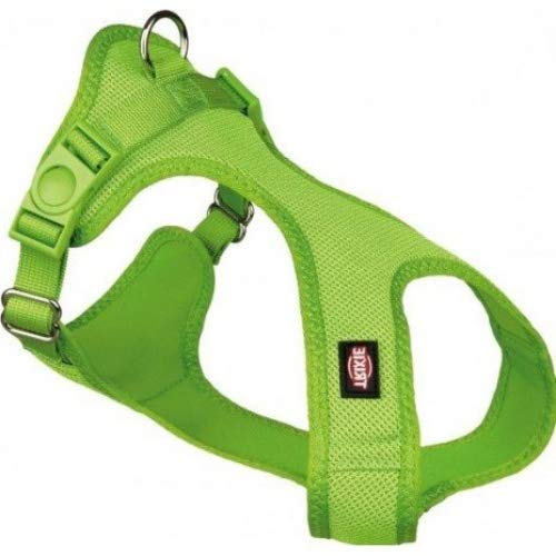 TRIXIE Suave Perro arnés, 25 – 35 cm x 15 mm, Color Verde