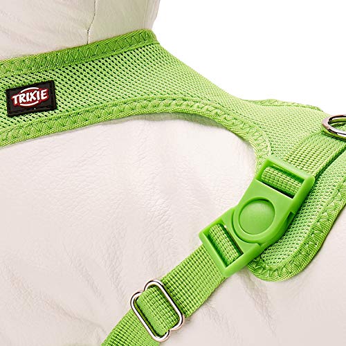 Trixie Suave Perro arnés, 33 – 50 cm x 20 mm, Verde