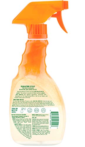 TROPICLEAN 0645095160026 - Flea and Tick Spray for Pets 473 ml