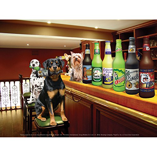 Tuffy Silly Squeaker Cerveza Botella Barks