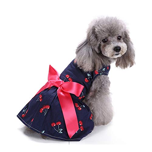 TUOTANG Falda de Moda para Mascotas Ropa para Mascotas Falda de Verano Vestido Falda para Perro, 4,Medium