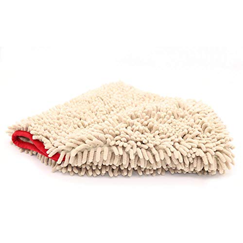 TuoTang Toallas absorbentes Alimentos para Mascotas Chenilla Siete Absorbente rápida, Perro, Gato Toalla de Secado un baño de Cuentas Ley,Infierno-Rose,80x35cm