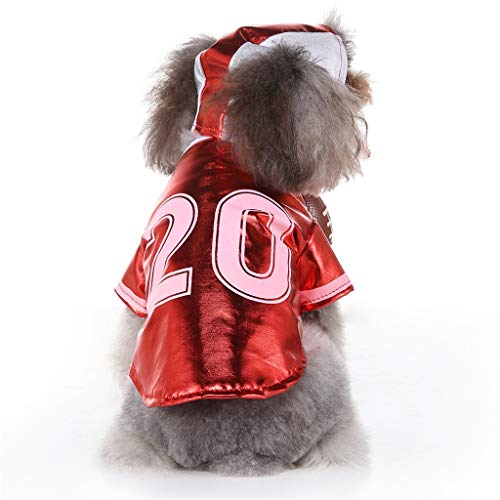 TWBB Ropa para Mascotas, Disfraz de Mascota navideña Running Santa Riding on Dog Pet Cat Outfits Disfraces de Navidad Perro Santa Disfraz para Perros de tamaño Mediano a Grande