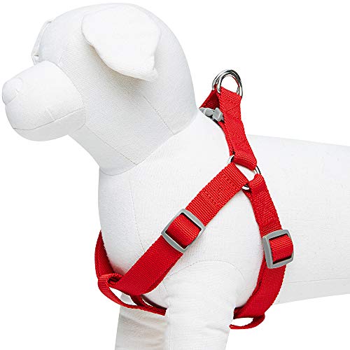 Umi. Essential Classic - Arnés para perros M, contorno del pecho 51-66 cm, arneses ajustables para perros (rojo)