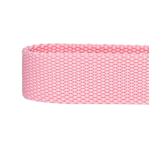 Umi. Essential Classic - Collar para perros L, cuello 45-66 cm, collares ajustables para perros (rosa)