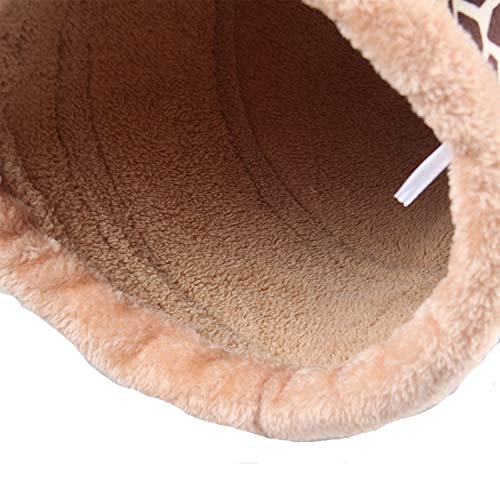 UniM Pet Interactive Play Gato túnel multifunción cálido Snug Alfombra Mat Cama con Crinkle Sonido, zusammenklappbares Gato Juguete, Ideal para Conejos Cachorros cobaya