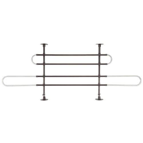 UWOP - Barrera de Seguridad para Perros (Lateral y Altura Regulable, 55/105-85/140 cm)