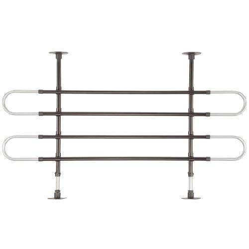 UWOP - Barrera de Seguridad para Perros (Lateral y Altura Regulable, 55/105-85/140 cm)