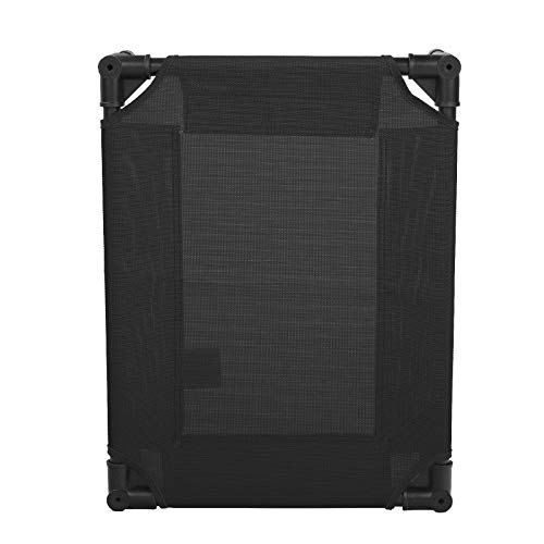 Veehoo Cama Perro Refrescante - Cama Elevada para Mascotas Anticalor y Antidesgarra en Verano, S, Negro