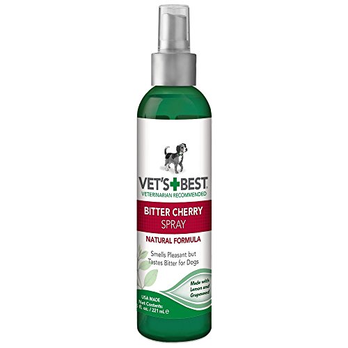 Vet's Best Sin Chew Diterrent, Spray de Cereza Amargo para Dgos 1 Unidad 221 ml