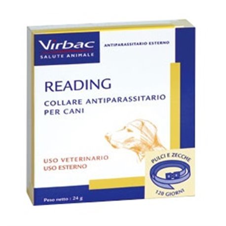 Virbac Collar antiparasitario Reading para Perros de Mediano y pequeño Talla