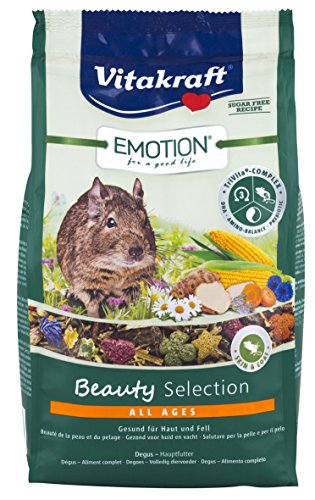 Vita Fuerza Solos Forro para degus, verduras, luzerne, flores trivita de Complex, Emotion Beauty Selection All Ages, 5 x 600g