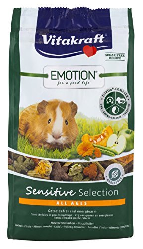 Vita Fuerza Solos Forro para niño cobaya, verduras, luzerne y manzanas, trivita de Complex, Emotion Beauty Selection Junior, 5 x 600g