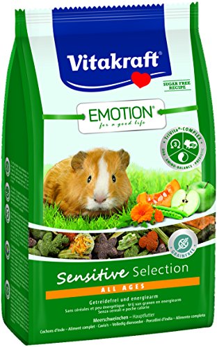 Vita Fuerza Solos Forro para niño cobaya, verduras, luzerne y manzanas, trivita de Complex, Emotion Beauty Selection Junior, 5 x 600g