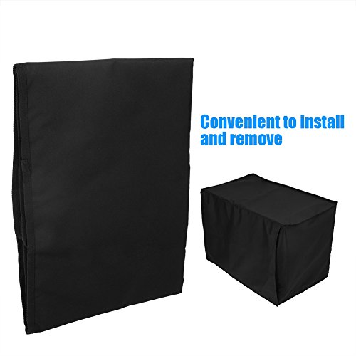 Vobor Cubiertas de la Jaula del Perro - Cubierta de la Jaula del Perro Cubierta de la Cama del Perro Pet Animal Crate Covering Cloth Window Impermeable Open Pet House Black