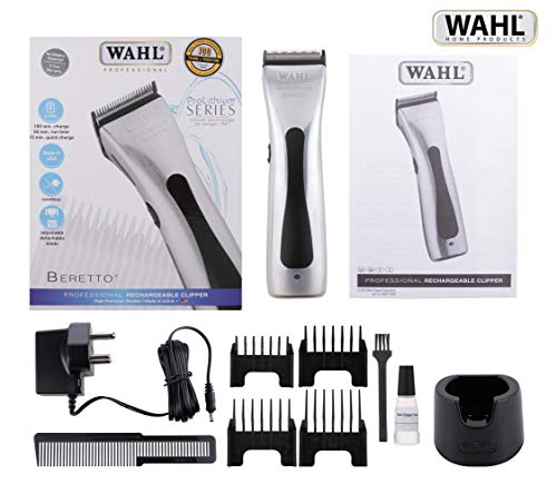 Wahl Beretto Negro, Gris Recargable - Afeitadora (Negro, Gris, 0,6 mm, 2 mm, 3,9 cm, 90 min, Integrado)