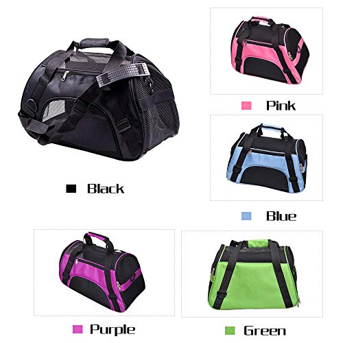 Walmeck- Transportín para Perros Y Gatos, Impermeable Bolso de Hombro Acolchado Suave (S,M,L)