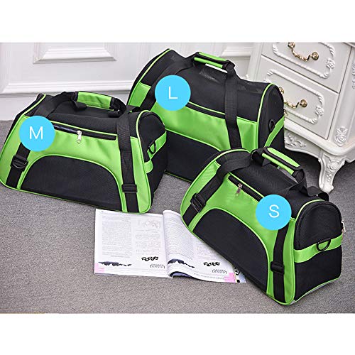 Walmeck- Transportín para Perros Y Gatos, Impermeable Bolso de Hombro Acolchado Suave (S,M,L)