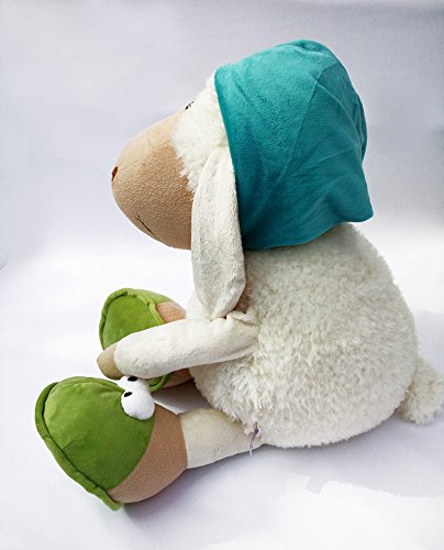 whbage Juguete de Peluche Muy Lindo Sleepy Sheep Juguete De Peluche Creativo Muñeco De Peluche Oveja 25cm Niños Bebé Juguete