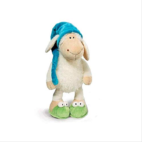 whbage Juguete de Peluche Muy Lindo Sleepy Sheep Juguete De Peluche Creativo Muñeco De Peluche Oveja 25cm Niños Bebé Juguete