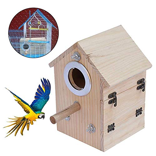 Wmchiwan Mascotapara Gato Perro Nesting Box Construction Kit for pájaros, Nesting Box Nesting House Bird House Nesting Box Mascotapara Gato Perro