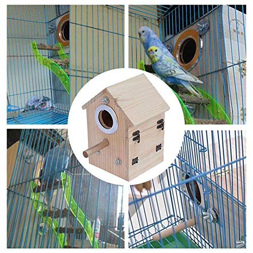 Wmchiwan Mascotapara Gato Perro Nesting Box Construction Kit for pájaros, Nesting Box Nesting House Bird House Nesting Box Mascotapara Gato Perro