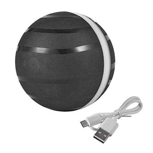 Wood.L Pelota Eléctrica USB para Mascotas, Pelota De Flash con Ruedas LED para Mascotas, Juguete Interactivo para Mascotas, Juguetes para Cachorros, Gatos, Perros, Flash con Ruedas, Juguete Divertido