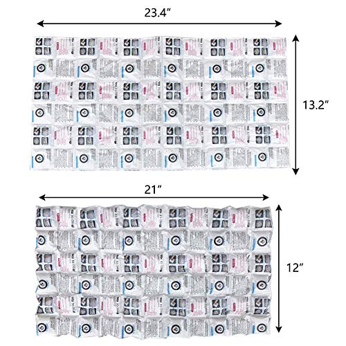 WORLD-BIO Colchoneta de refrigeración para Perros, colchón de frío Lavable para Cachorros, Cojines para Gatos para la Perrera, Cajas y Camas de Verano - 25,9'' x 22,4''