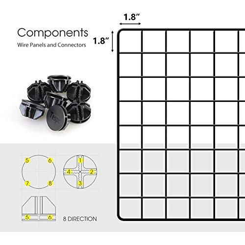 XMCWZJ Caja de Corral Plegable para Mascotas, Valla de Hierro, Cachorro, Perrera, casa, Entrenamiento, Ejercicio, Cachorro, Gatito, Espacio, Puerta de Perro, Suministros,White with Door,8pcs