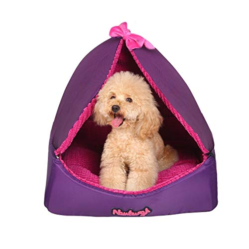 XWF Cama Nido para Perro Cama para Mascotas Cama De Perro Cama De Dormir para Gatos Desmontable Resistente Al Agua, Fácil Limpieza caseta casa Mascotas (Color : S)