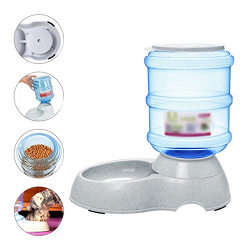 YANGDIAN Alimentador Pet Drinkers Cat Dog Alimentador Automático Beber Animal Pet Bowl Cuenco De Agua para Perros Automáticos Bebedores Alimentador Es De Comer Gratis