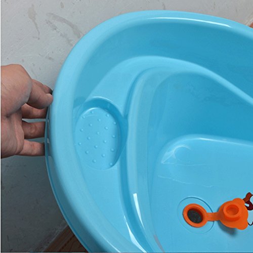 YC electronics Bañera de Perro, bañera de baño de Perro de Mascota, baño de Piscina, 71 * 40 * 21 cm, Azul