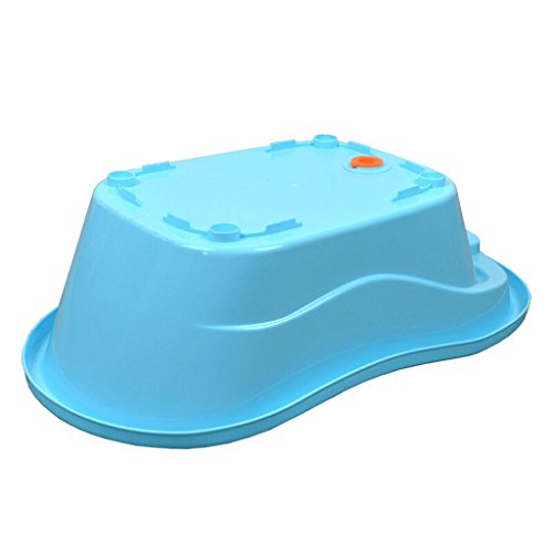 YC electronics Bañera de Perro, bañera de baño de Perro de Mascota, baño de Piscina, 71 * 40 * 21 cm, Azul