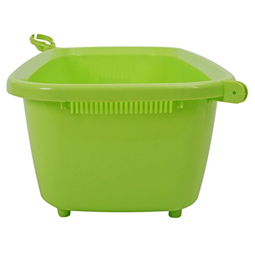 YC electronics Bañera plástica del Perro, Perros y Gatos del Animal doméstico Bañera, Piscina del Animal doméstico, 60 * 35 * 21cm (Color : Green)