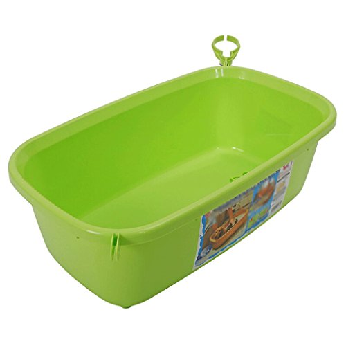 YC electronics Bañera plástica del Perro, Perros y Gatos del Animal doméstico Bañera, Piscina del Animal doméstico, 60 * 35 * 21cm (Color : Green)