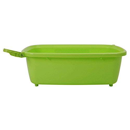 YC electronics Bañera plástica del Perro, Perros y Gatos del Animal doméstico Bañera, Piscina del Animal doméstico, 60 * 35 * 21cm (Color : Green)