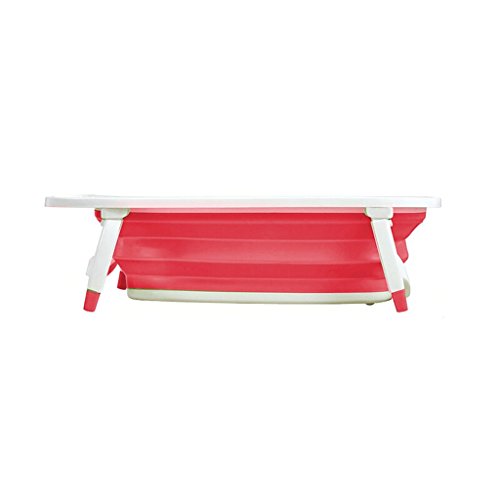 YC electronics Bañera Plegable para Perros, Perros y Gatos bañera, bañera de Piscina, 81 * 49 * 22cm, Rojo